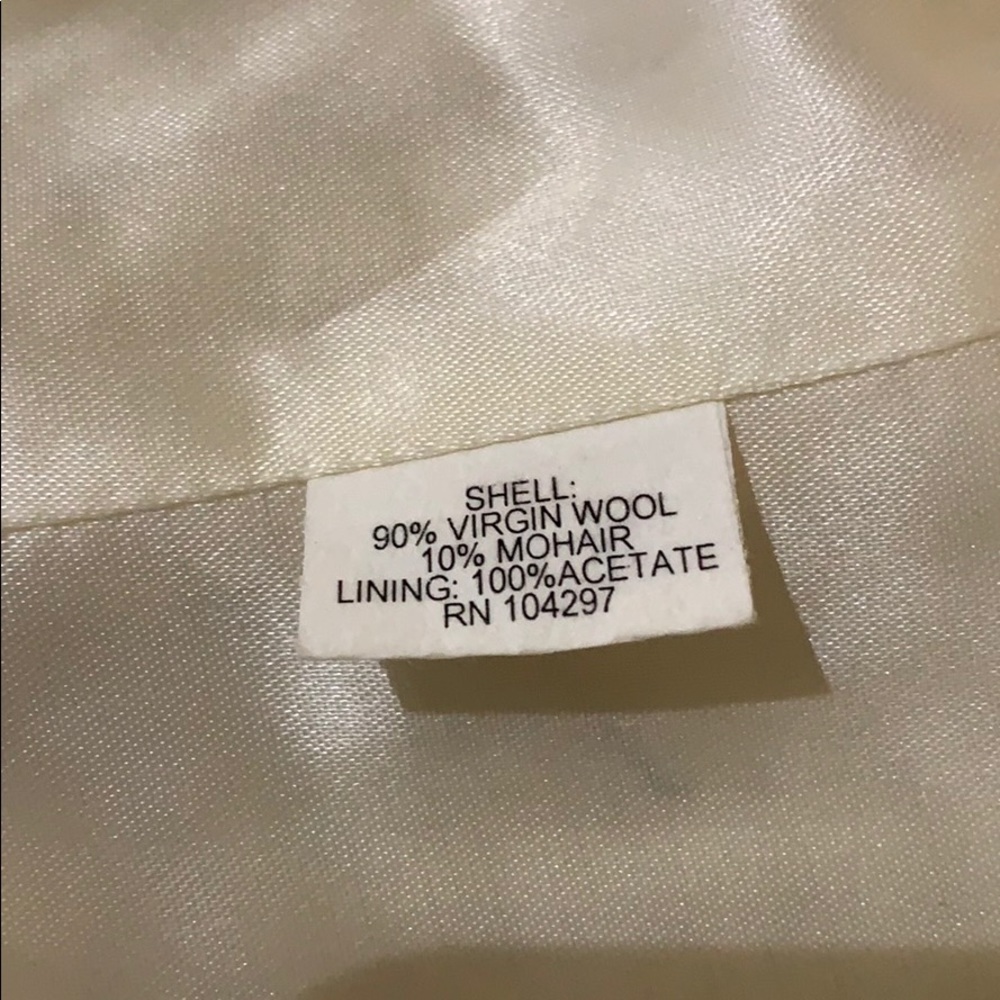Milly ivory wool basket weave jacket - Picture 8 of 8